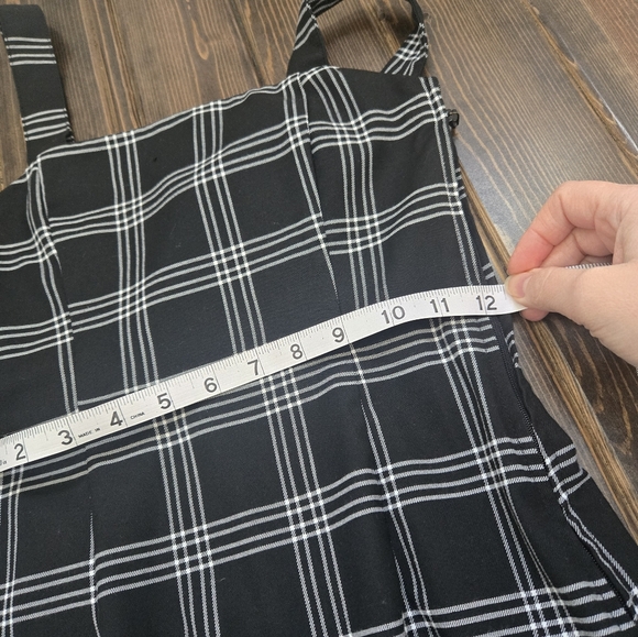 H&M Black and White Checkered Mini Dress - Picture 7 of 8
